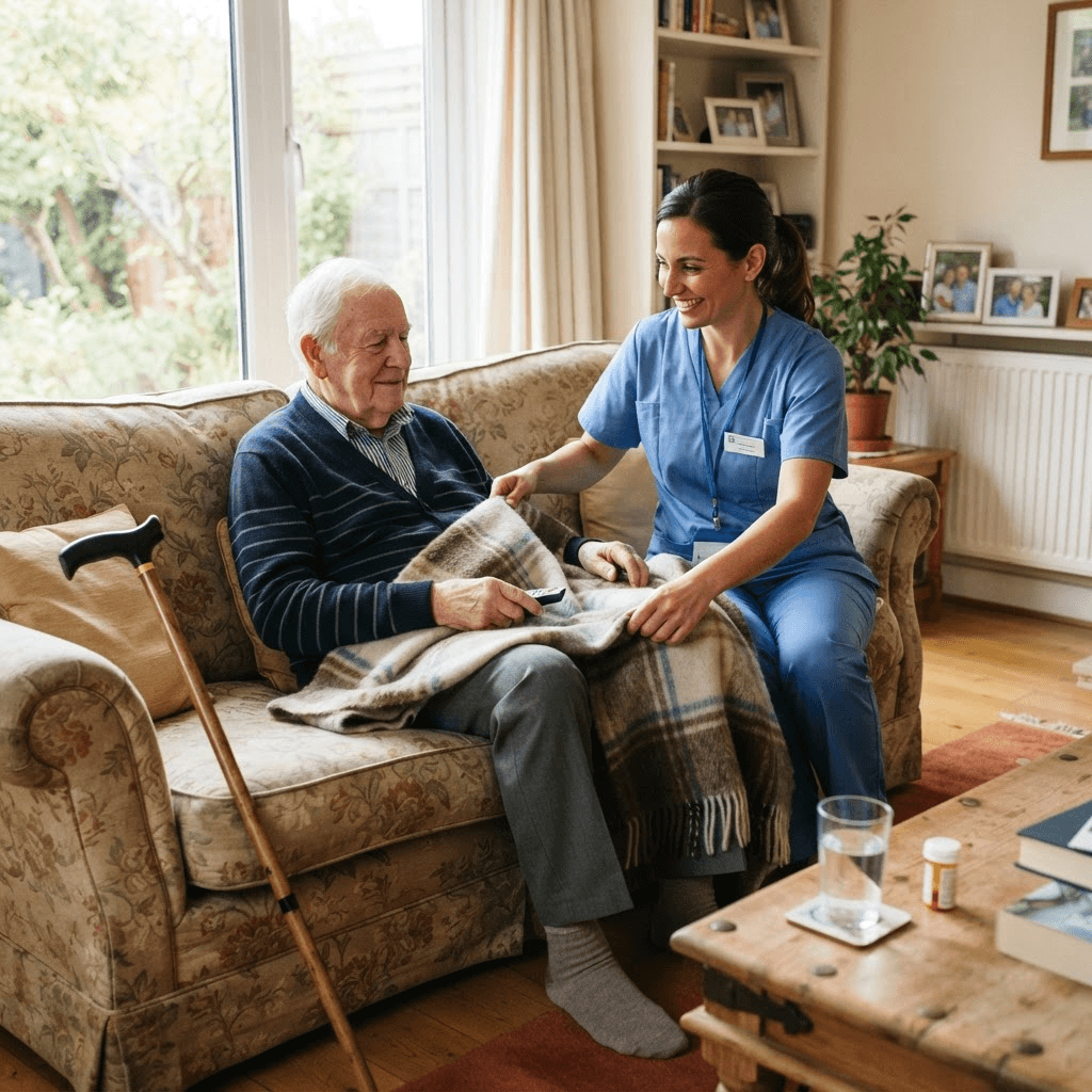 Recovery support care in home